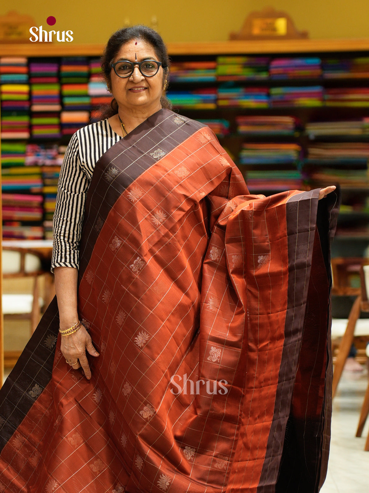 Soft Silk Saree - EFS08059 - Shop on Shrus.com