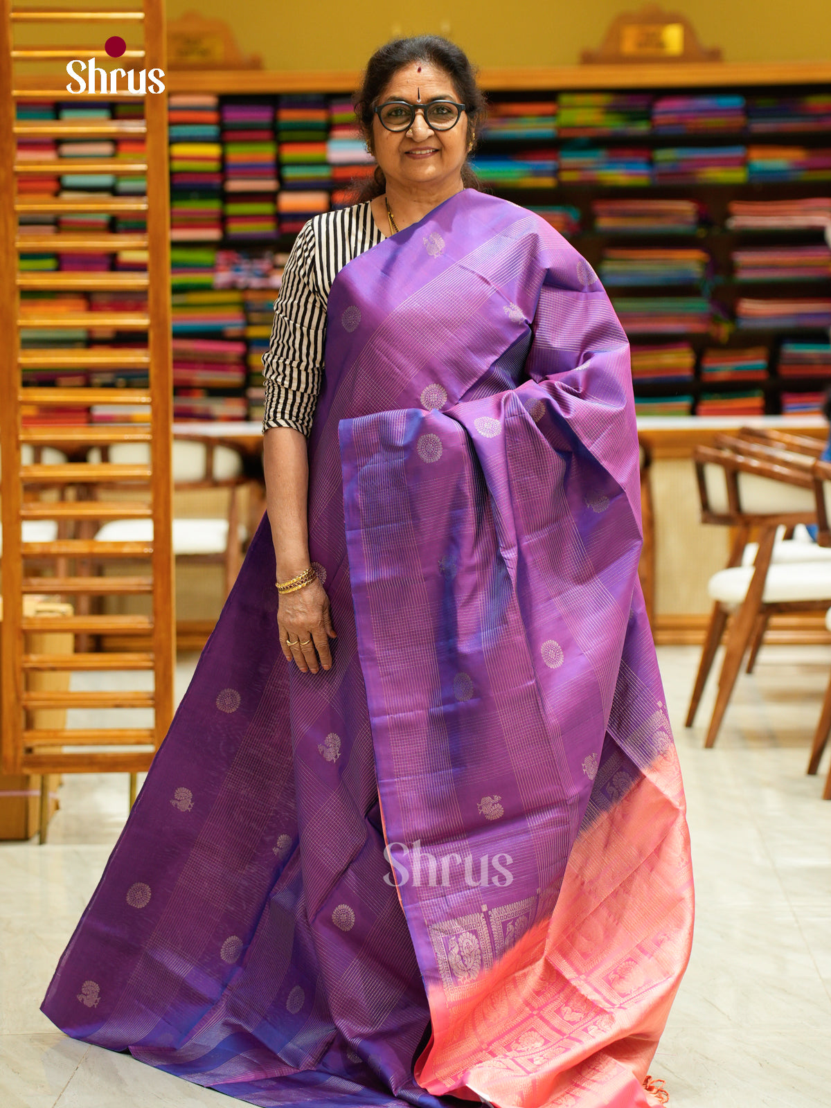 Soft Silk Saree - EFS08060 - Shop on Shrus.com