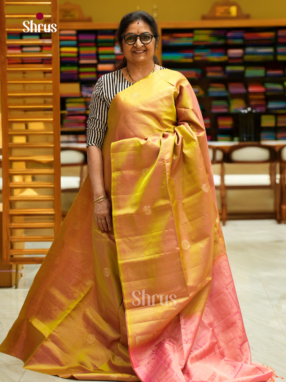 Soft Silk Saree - EFS08061 - Shop on Shrus.com