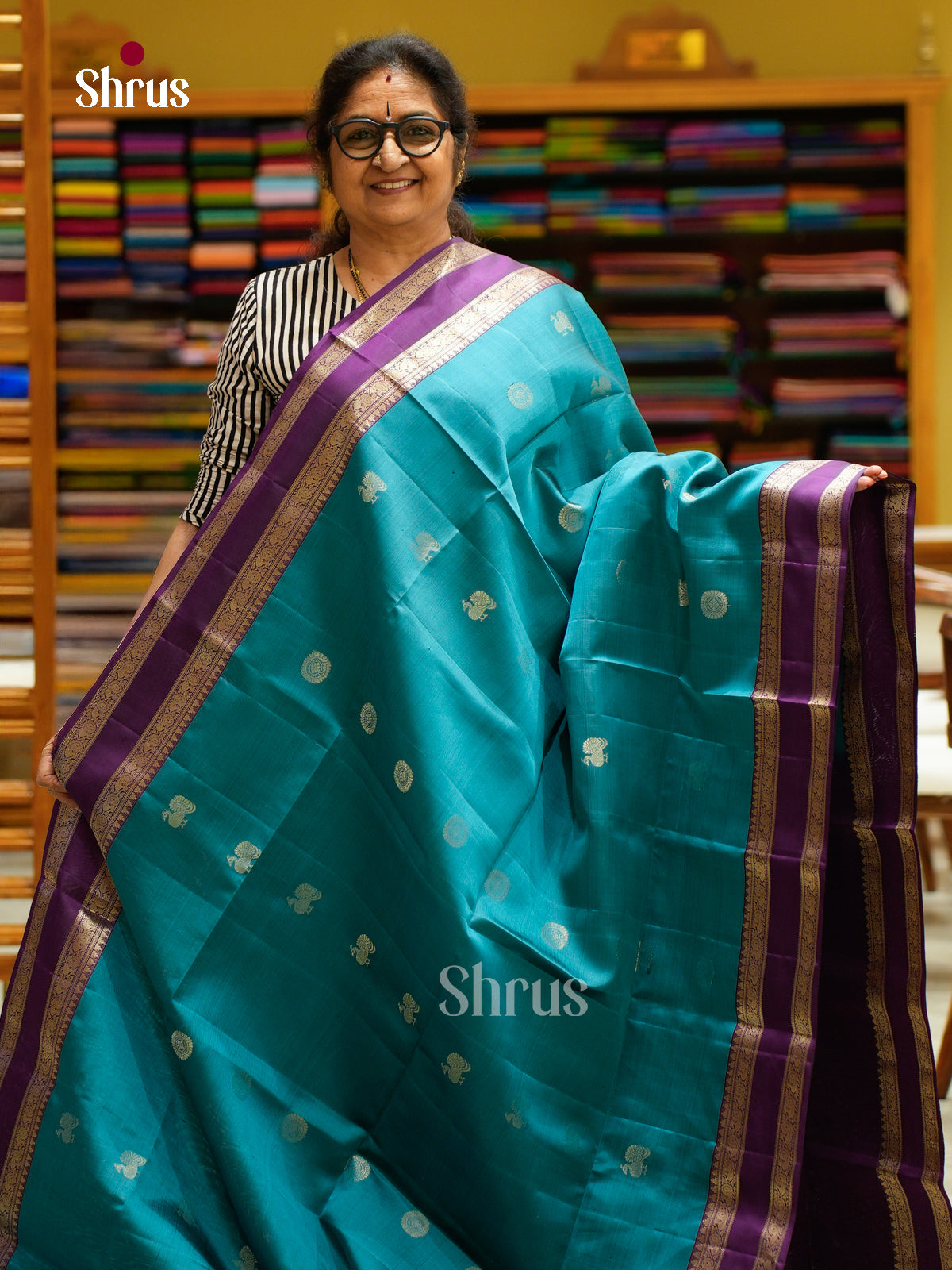 Soft Silk Saree - EFS08067 - Shop on Shrus.com
