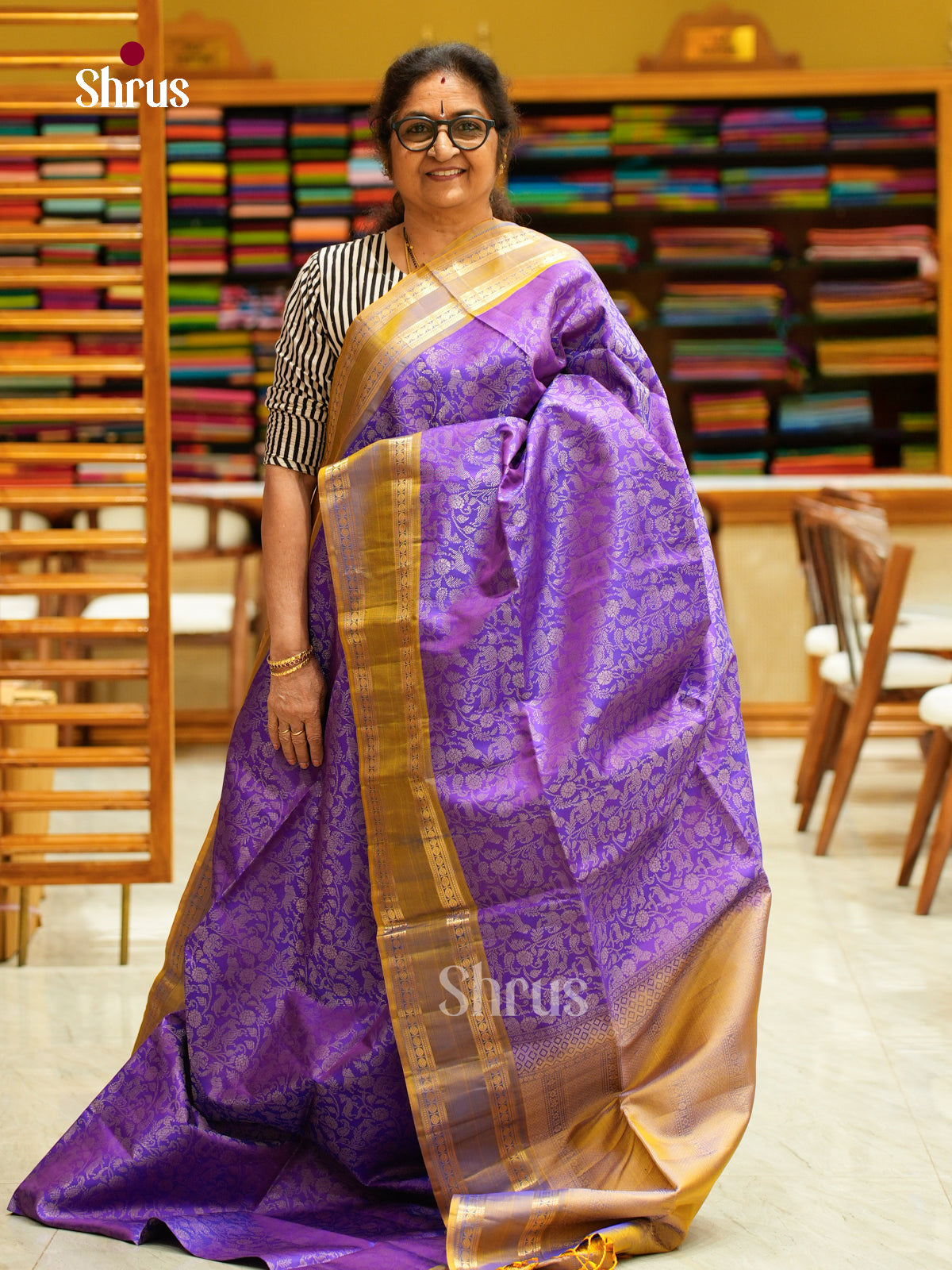 Soft Silk Saree - EFS08081 - Shop on Shrus.com