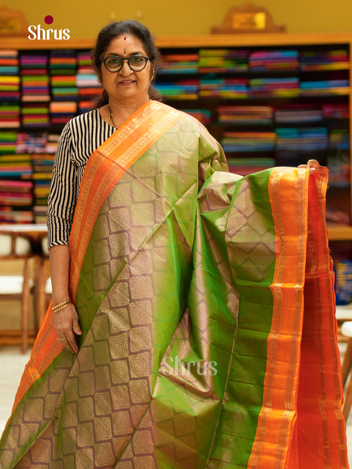 Soft Silk Saree - EFS08082 - Shop on Shrus.com