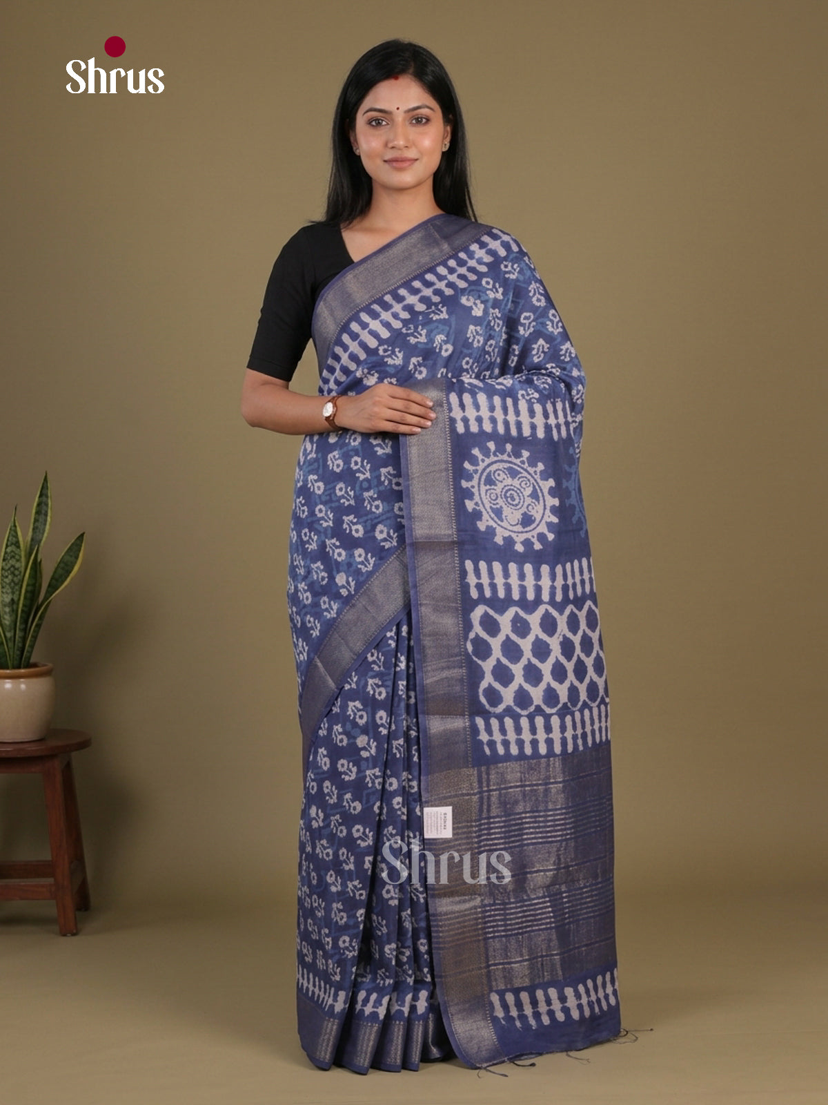 Chanderi Saree - EFS09007
