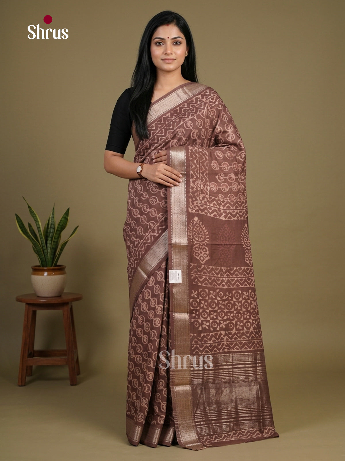 Chanderi Saree - EFS09008