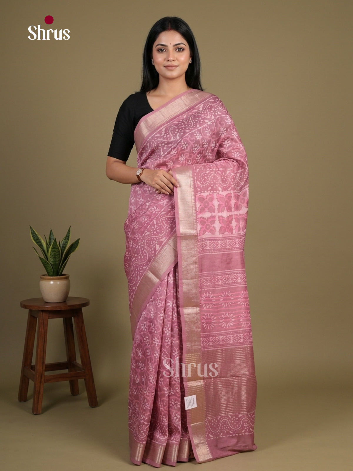 Chanderi Saree - EFS09013