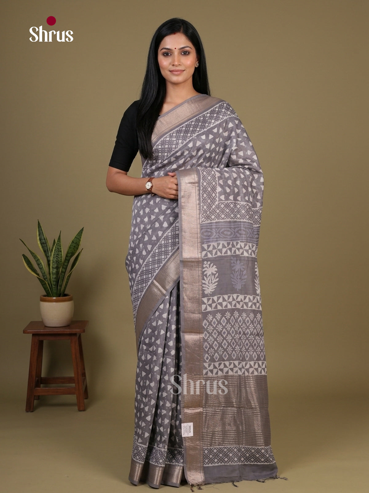 Chanderi Saree - EFS09014