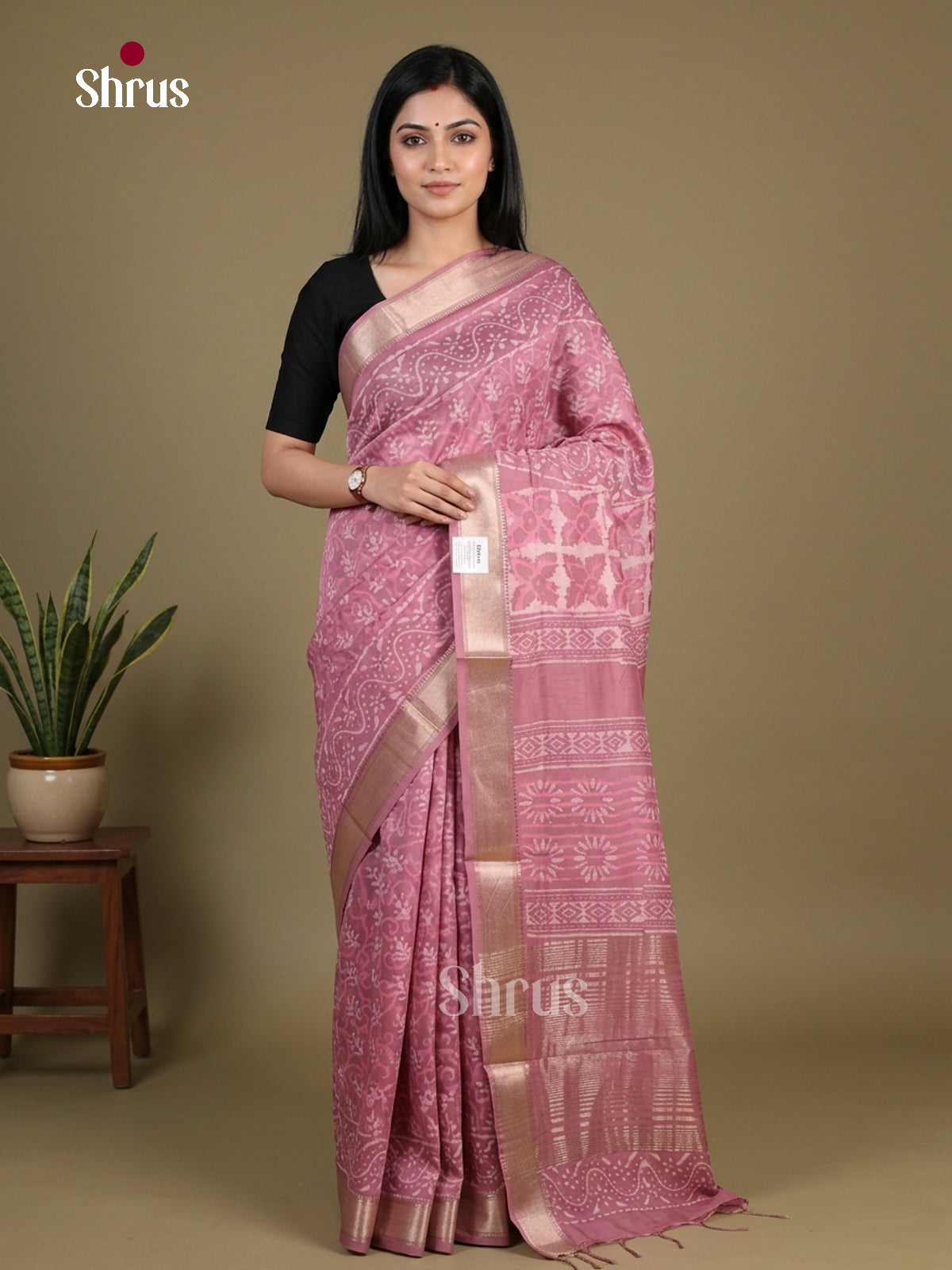 Chanderi Saree - EFS09025