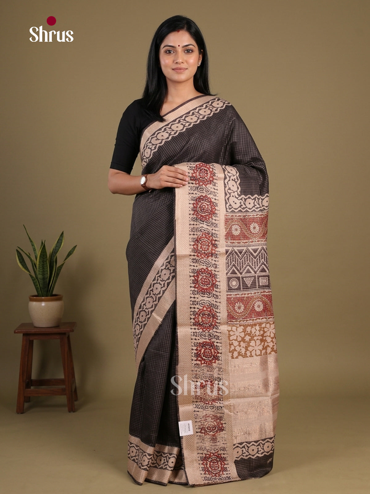 Chanderi Saree - EFS09058