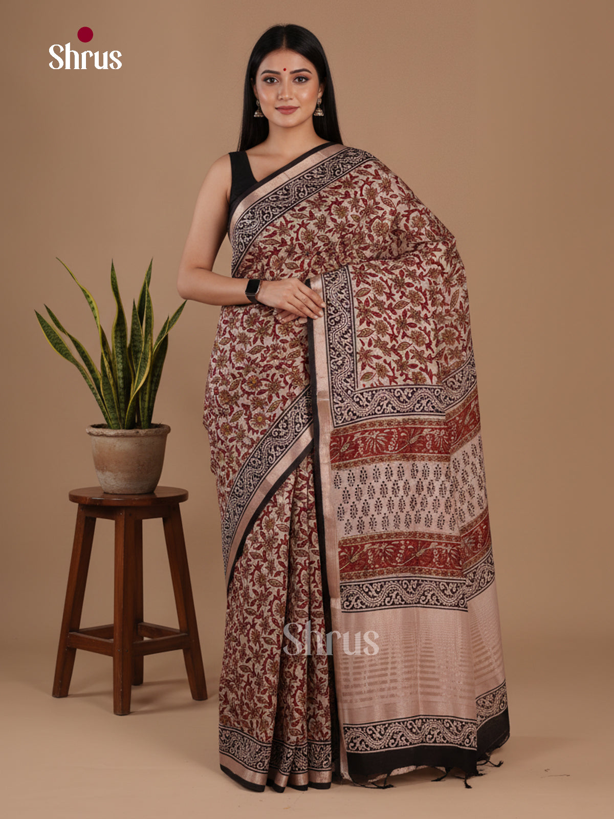 Modal Silk Saree - EFS09117 - Shop on Shrus.com