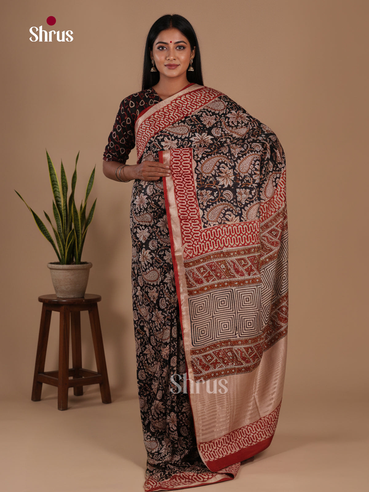 Modal Silk Saree - EFS09122 - Shop on Shrus.com