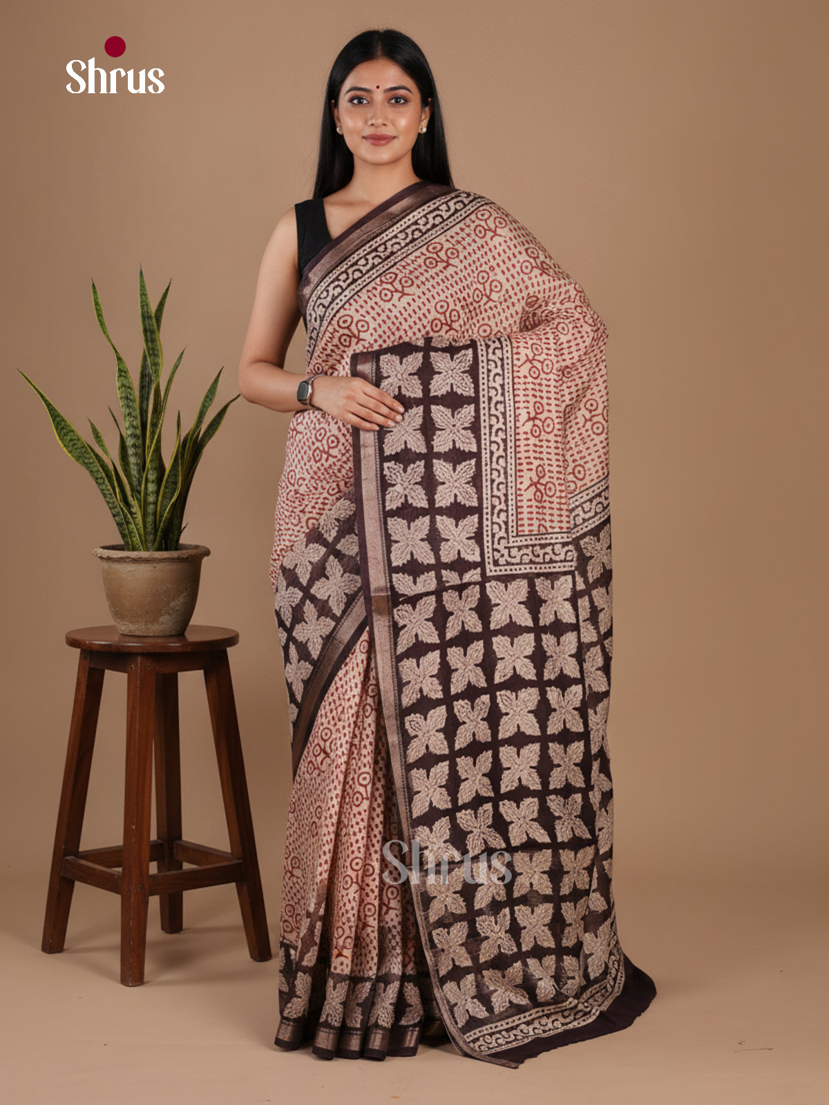 Modal Silk Saree - EFS09124 - Shop on Shrus.com