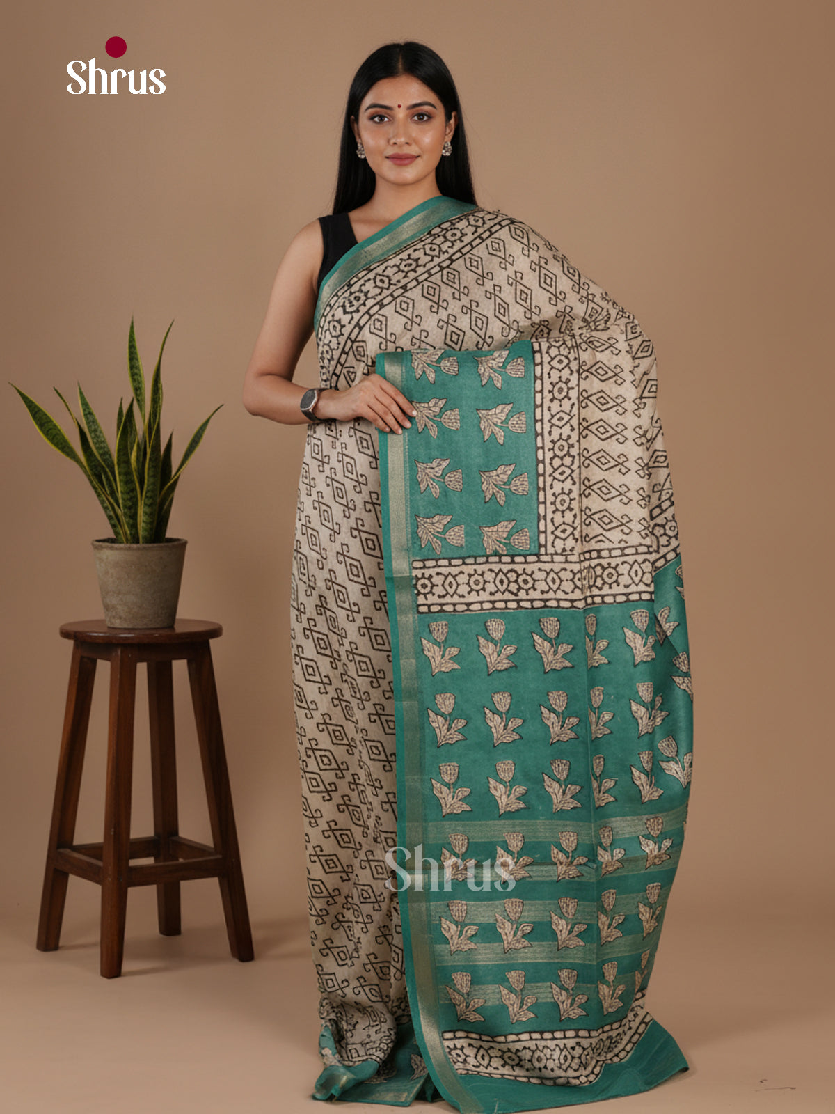 Modal Silk Saree - EFS09125 - Shop on Shrus.com