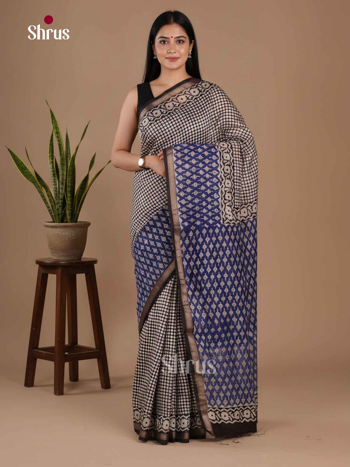 Modal Silk Saree - EFS09127 - Shop on Shrus.com