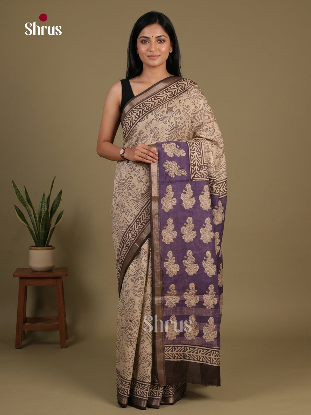 Modal Silk Saree - EFS09130 - Shop on Shrus.com