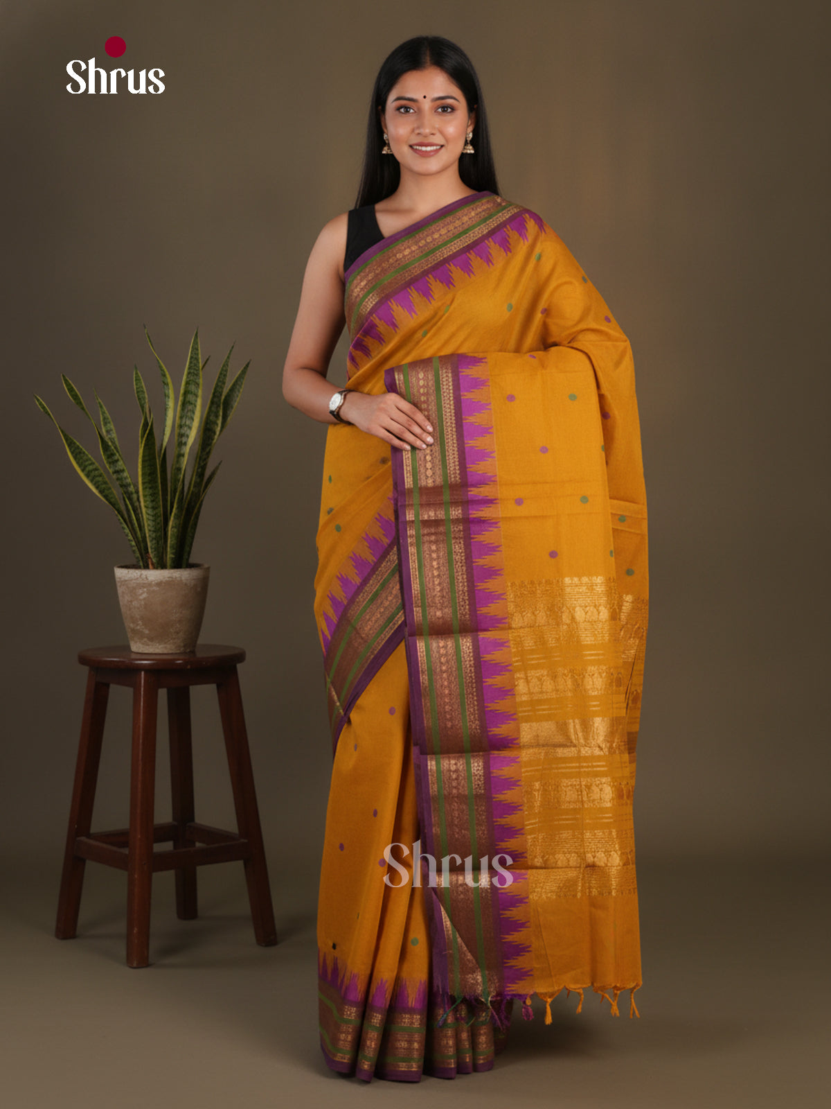 Chettinad Cotton Saree - EFS10011 - Shop on Shrus.com