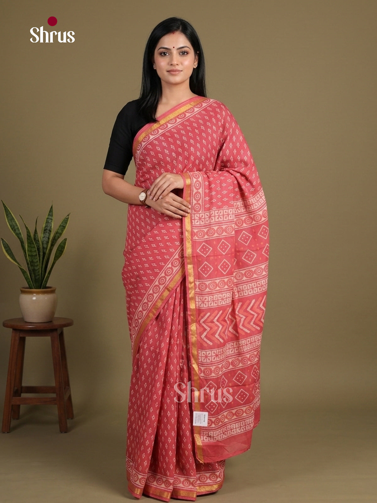 Mul Mul Cotton Saree - EFS10032 - Shop on Shrus.com