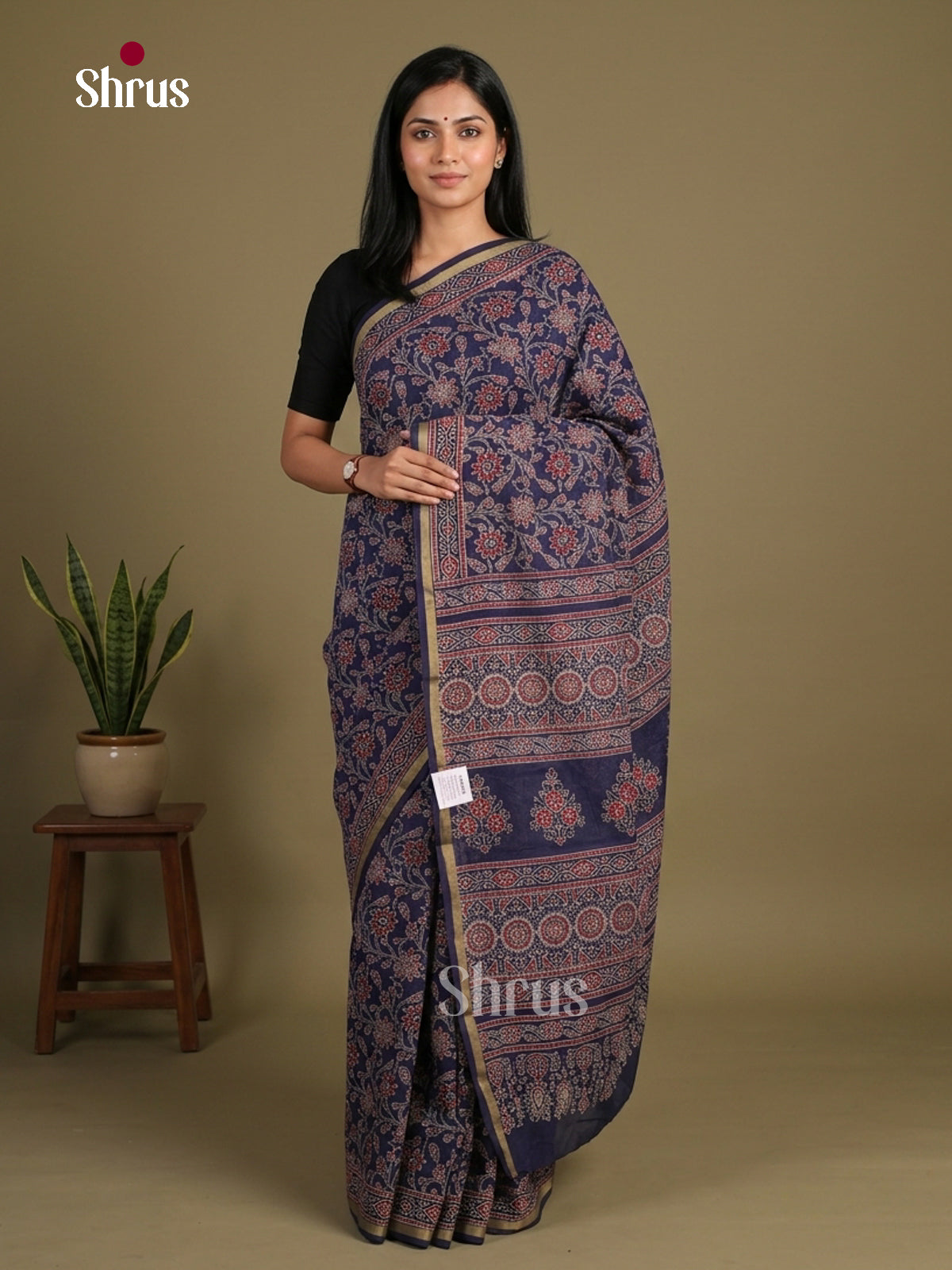 Mul Mul Cotton Saree - EFS10096 - Shop on Shrus.com