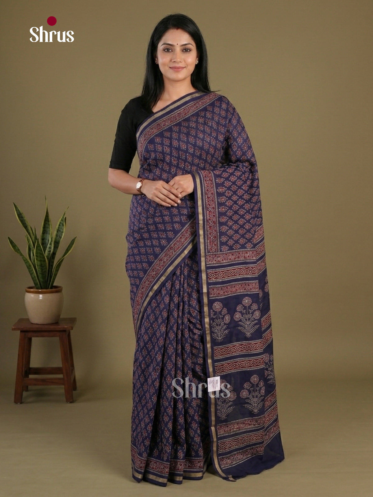 Mul Mul Cotton Saree - EFS10109 - Shop on Shrus.com