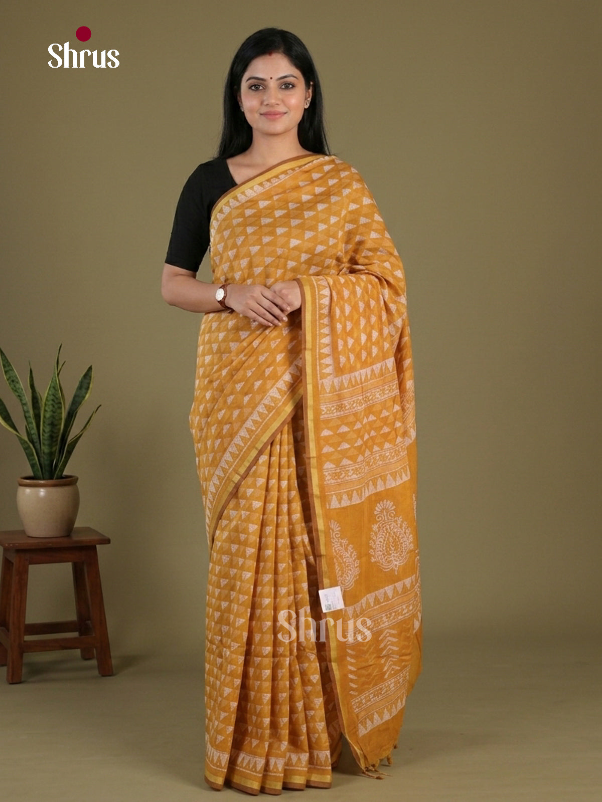 Mul Mul Cotton Saree - EFS10114 - Shop on Shrus.com