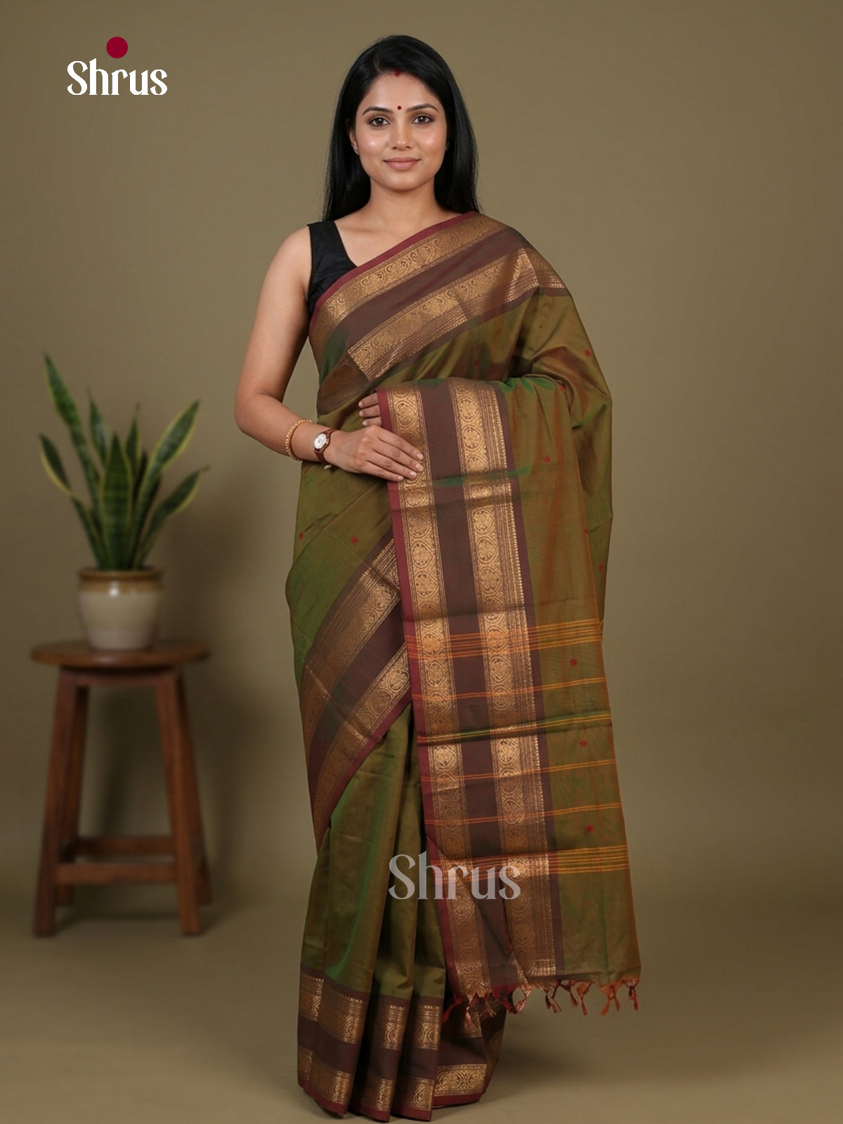 Chettinad Cotton Saree - EFS11051 - Shop on Shrus.com