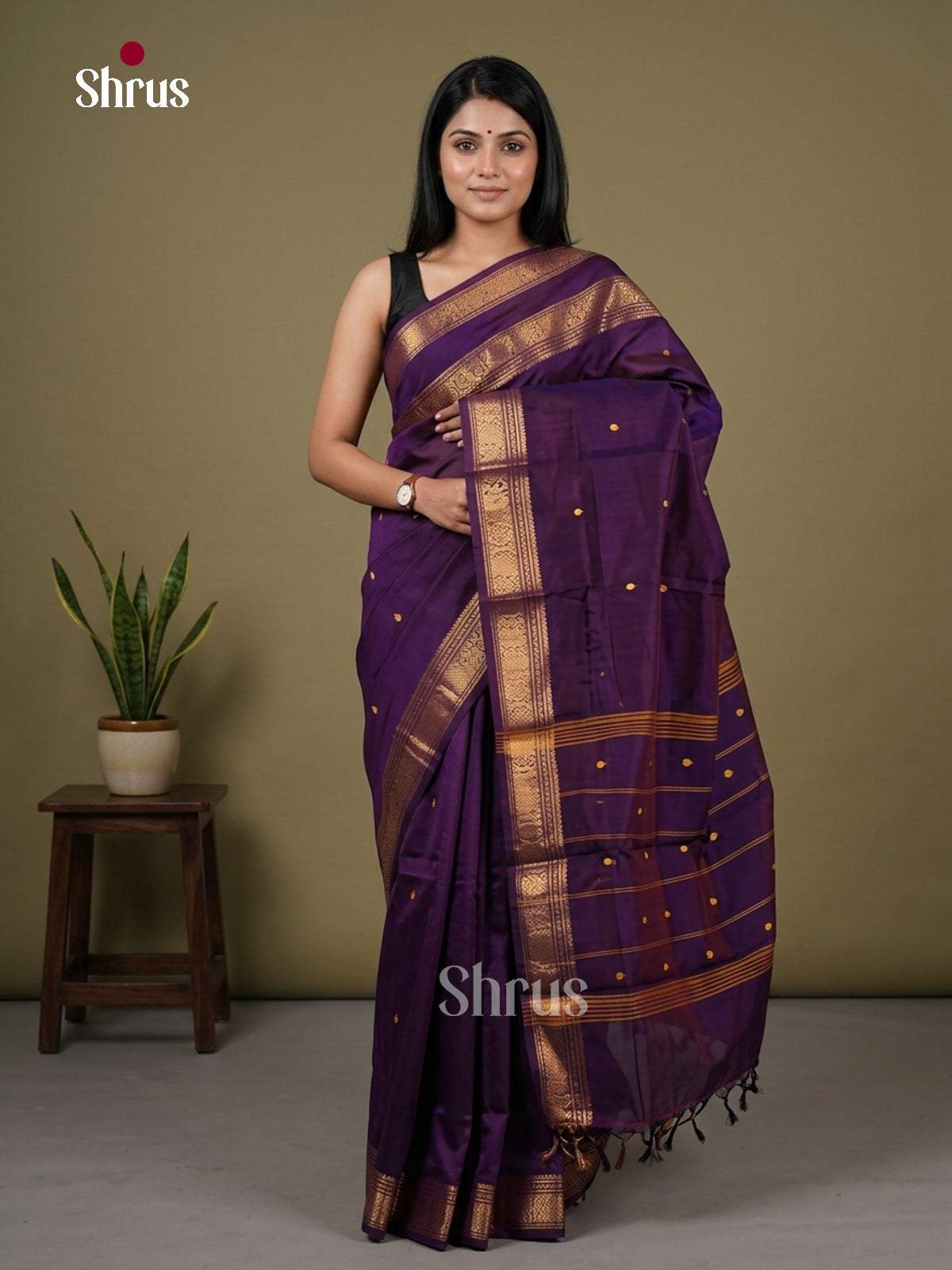 Chettinad Cotton Saree - EFS11052 - Shop on Shrus.com