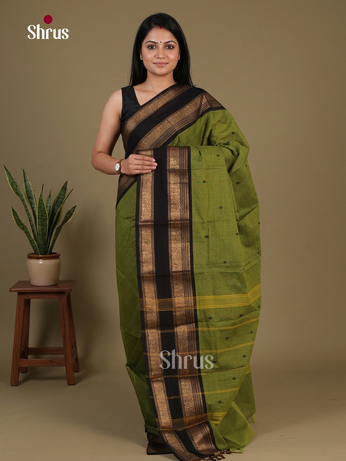 Chettinad Cotton Saree - EFS11054 - Shop on Shrus.com