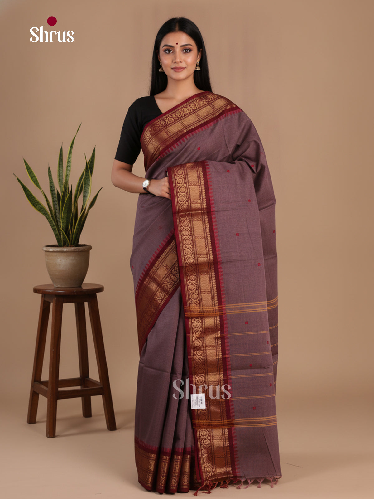 Chettinad Cotton Saree - EFS11066 - Shop on Shrus.com