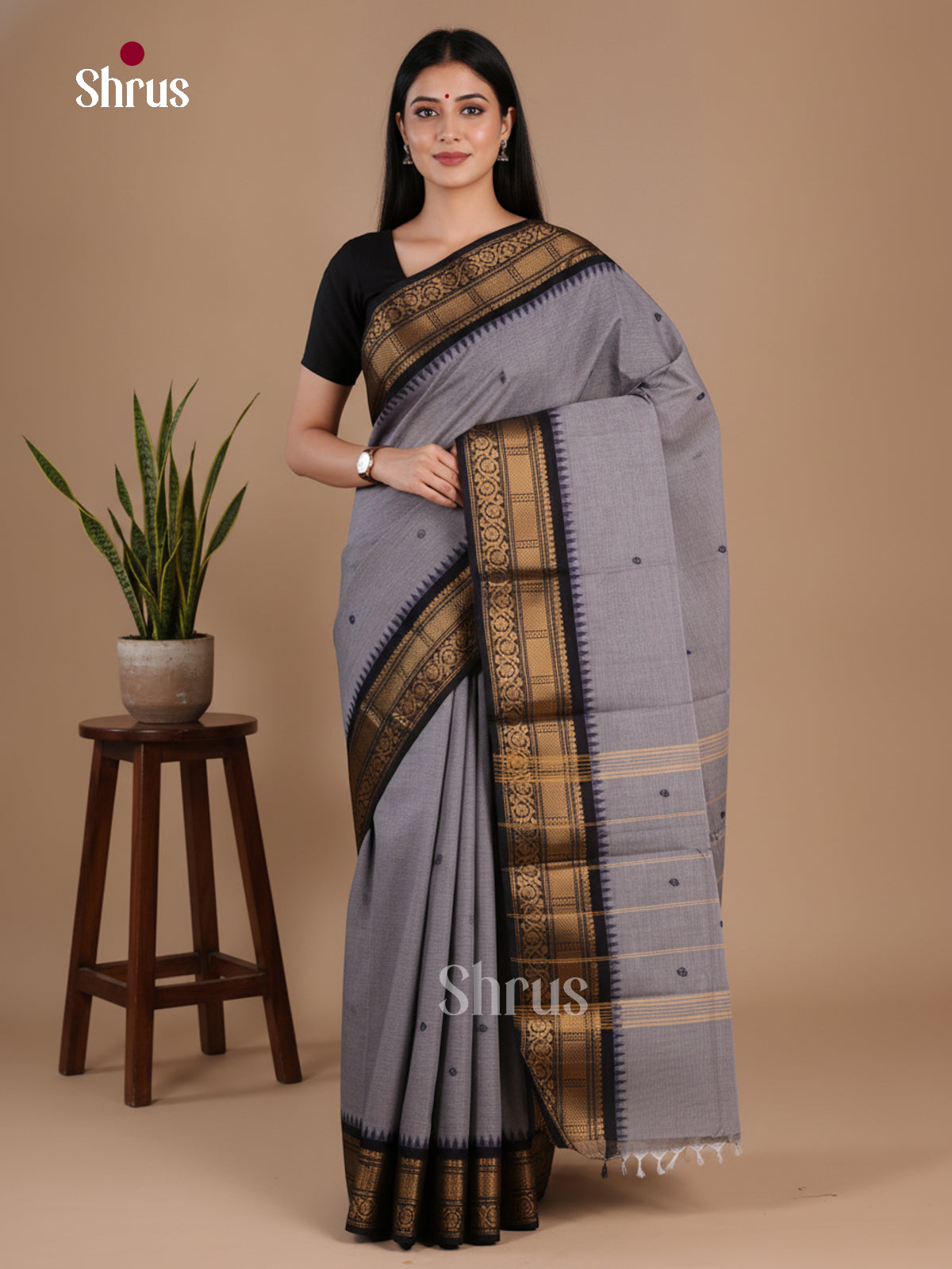 Chettinad Cotton Saree - EFS11070 - Shop on Shrus.com