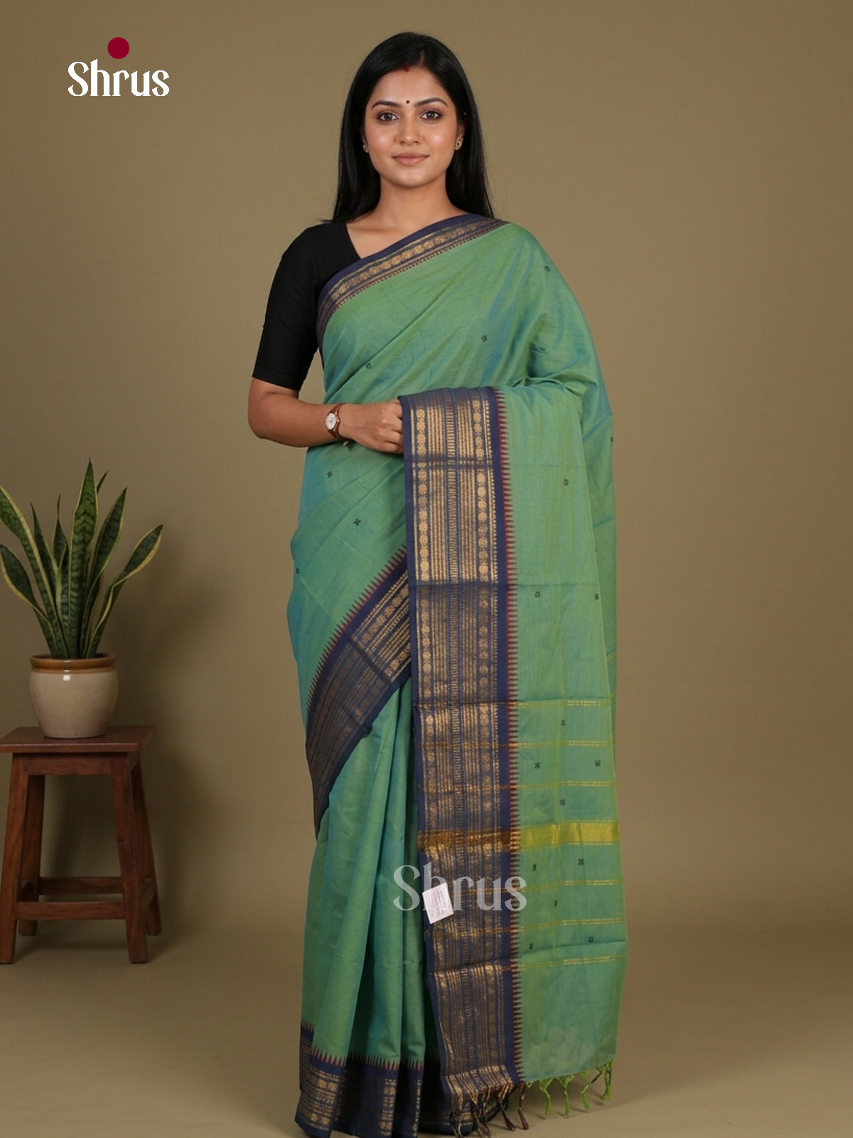 Chettinad Cotton Saree - EFS11080 - Shop on Shrus.com