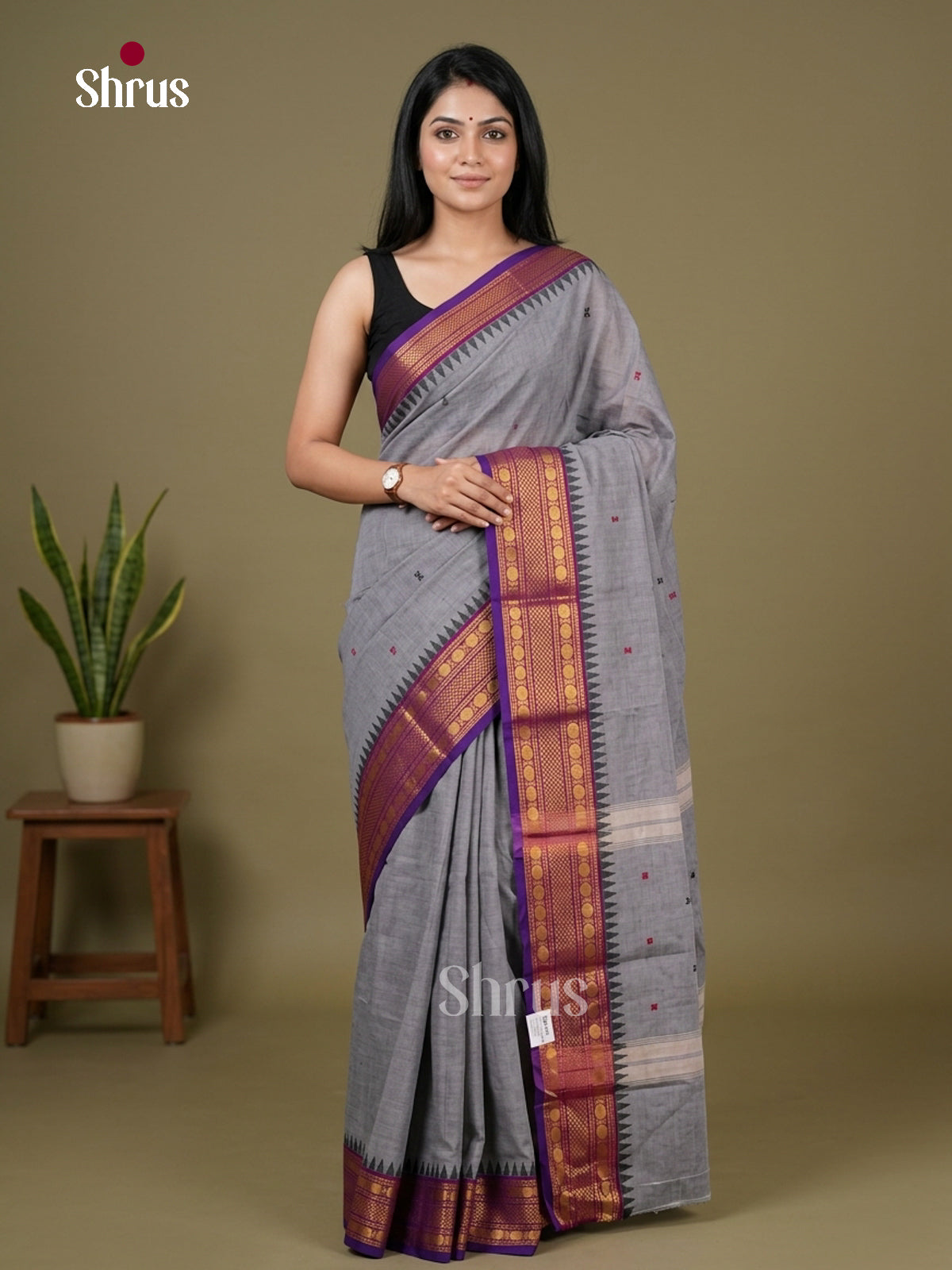 Chettinad Cotton Saree - EFS11083 - Shop on Shrus.com