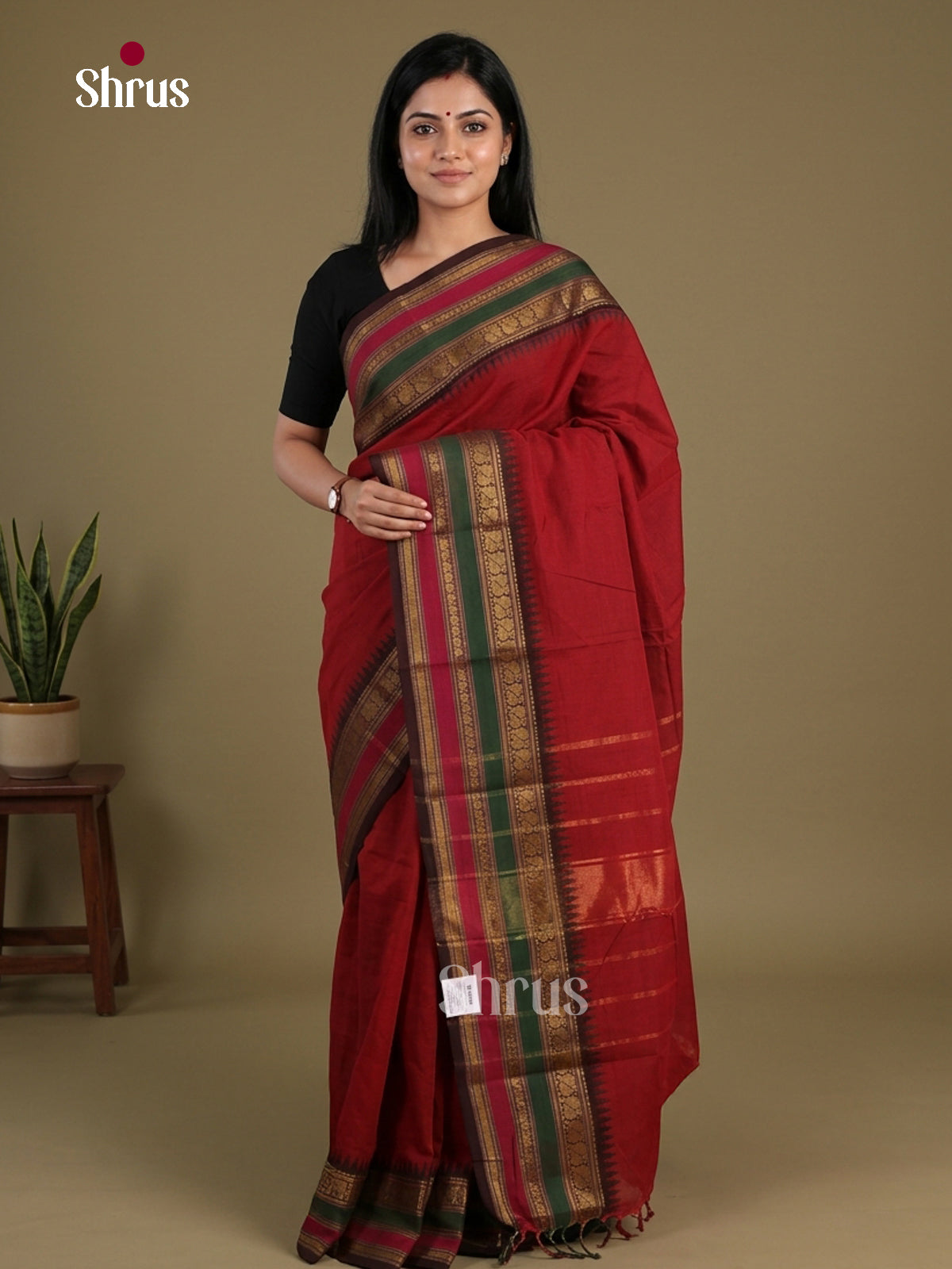 Chettinad Cotton Saree - EFS11176 - Shop on Shrus.com