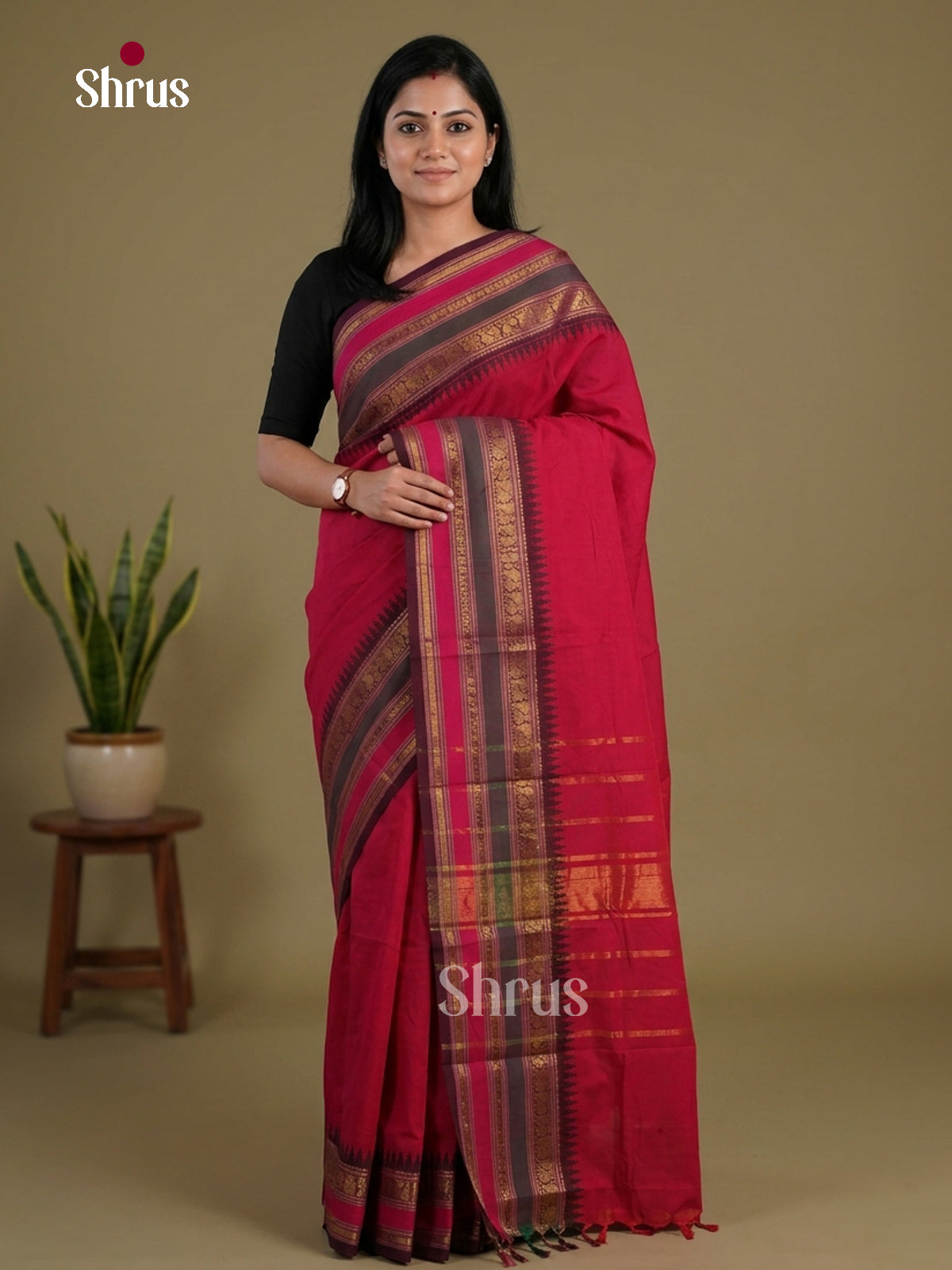 Chettinad Cotton Saree - EFS11177 - Shop on Shrus.com