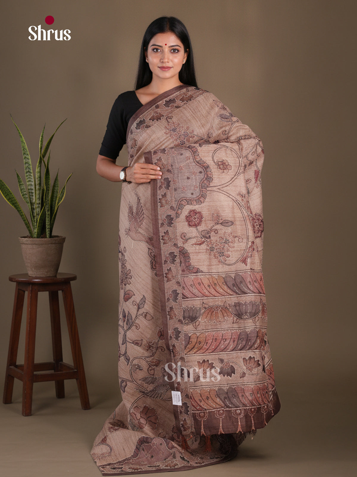 Semi Kantha Saree - EFS12028 - Shop on Shrus.com
