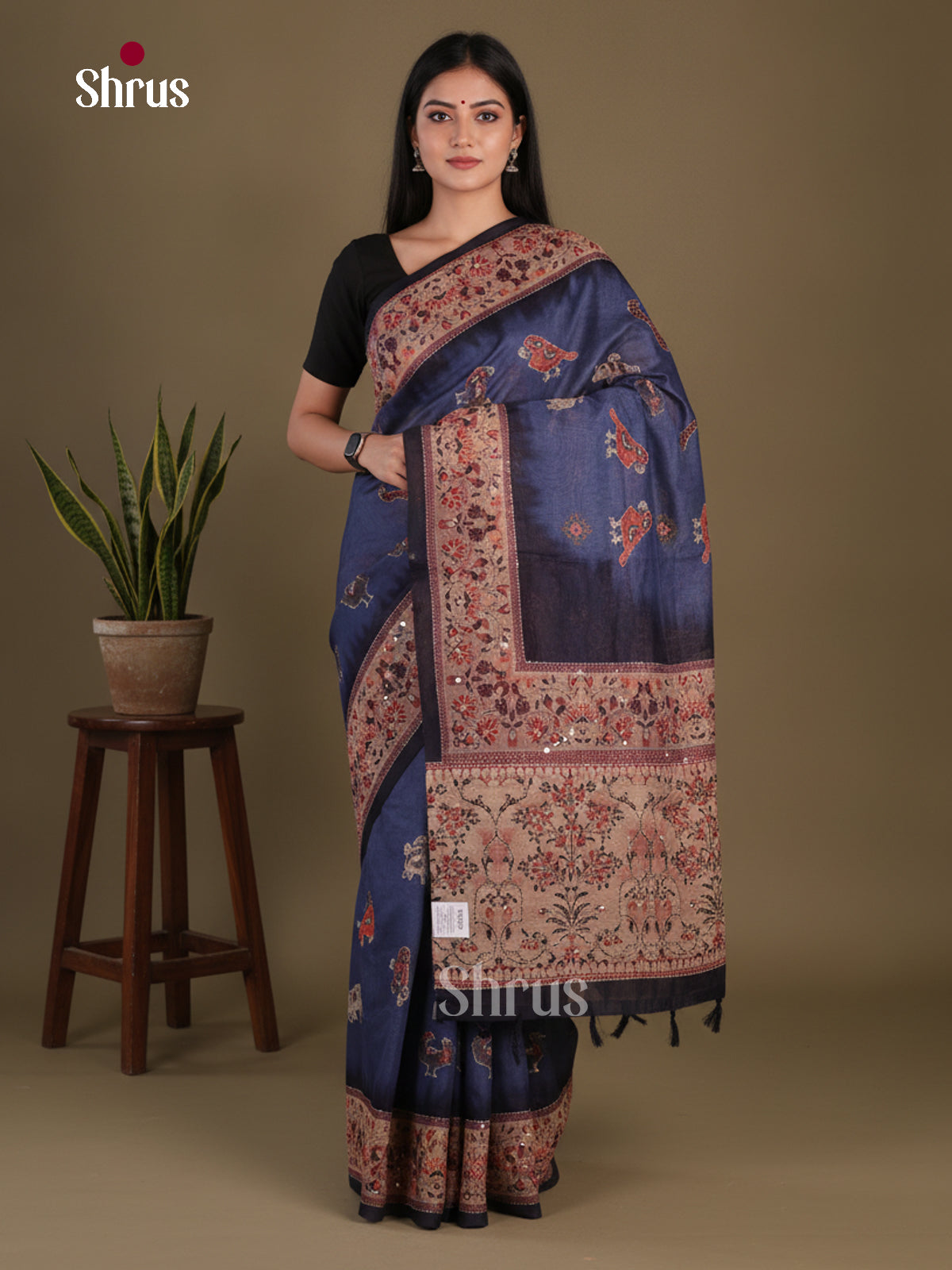 Semi Kantha Saree - EFS12101 - Shop on Shrus.com