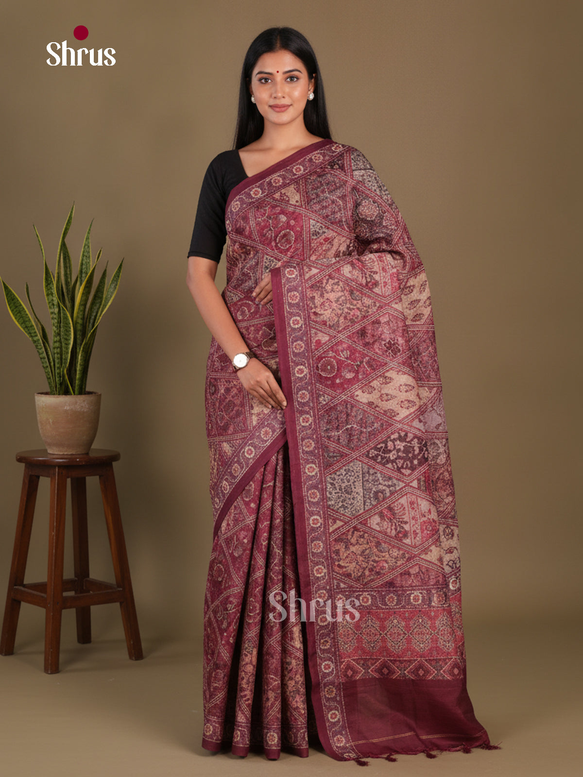 Semi Kantha Saree - EFS12124 - Shop on Shrus.com