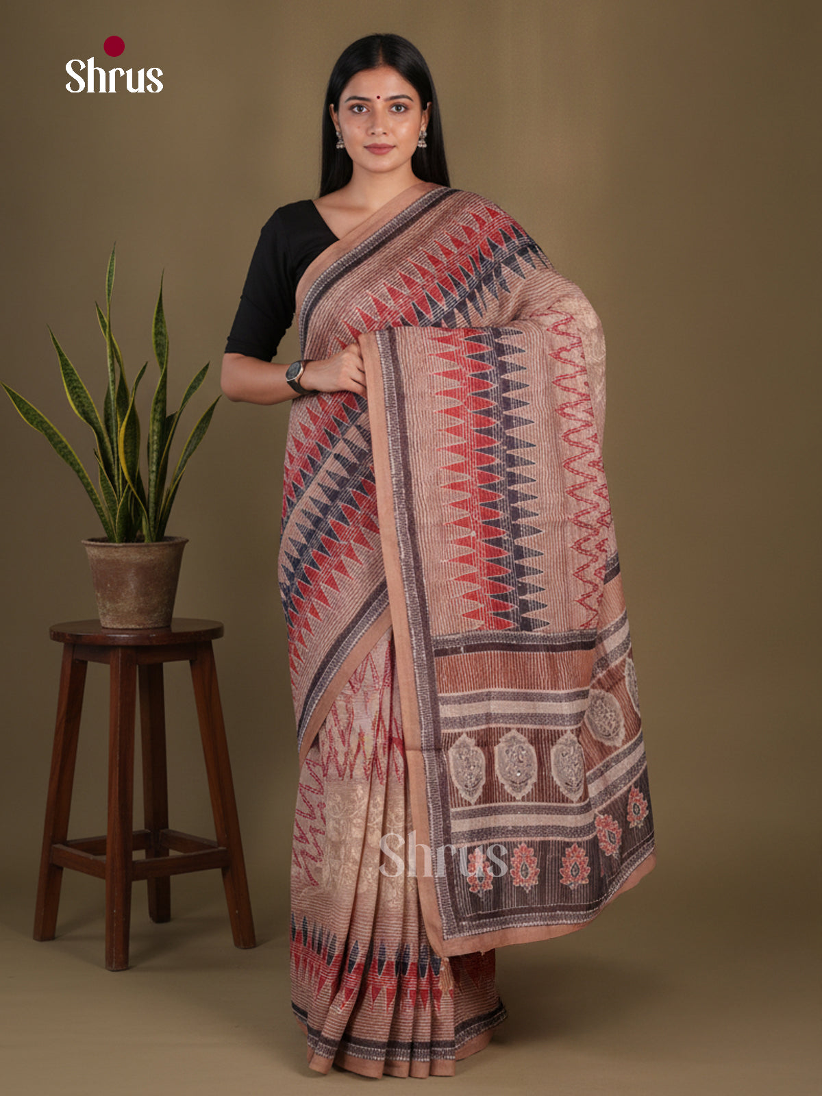 Semi Kantha Saree - EFS12138 - Shop on Shrus.com