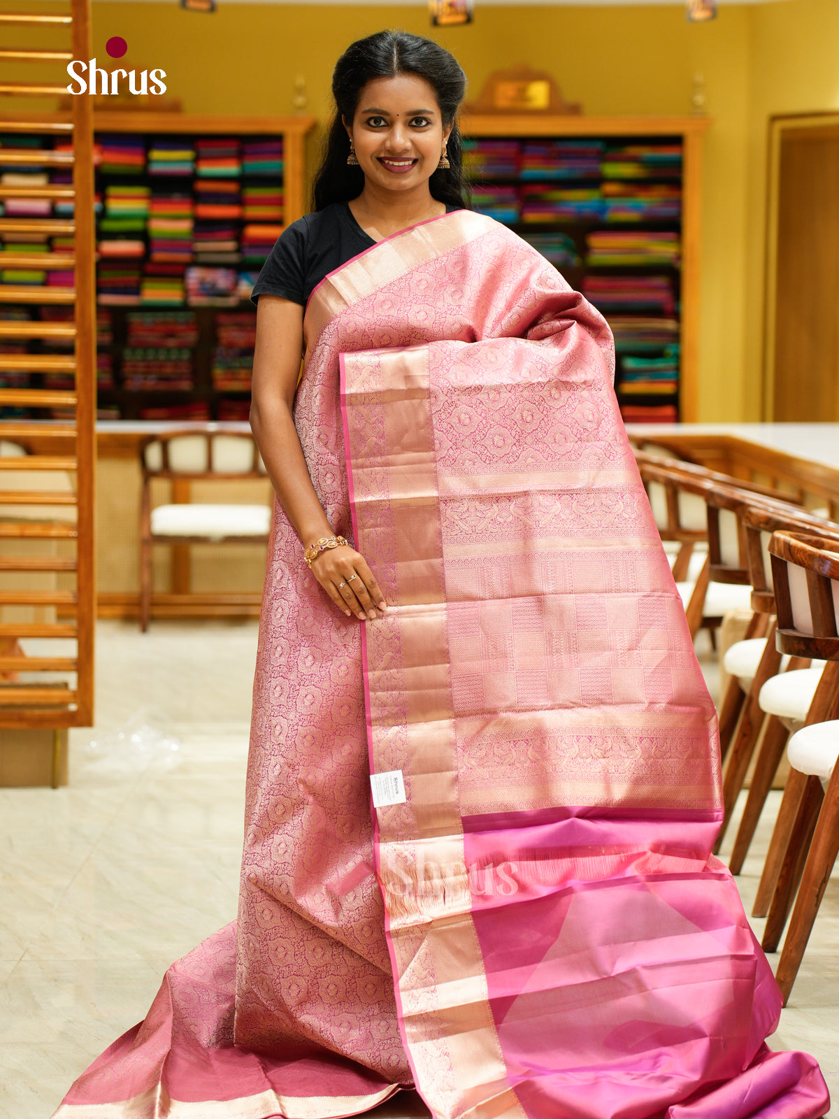 Kanchipuram silk Saree - EFS12223 - Shop on Shrus.com