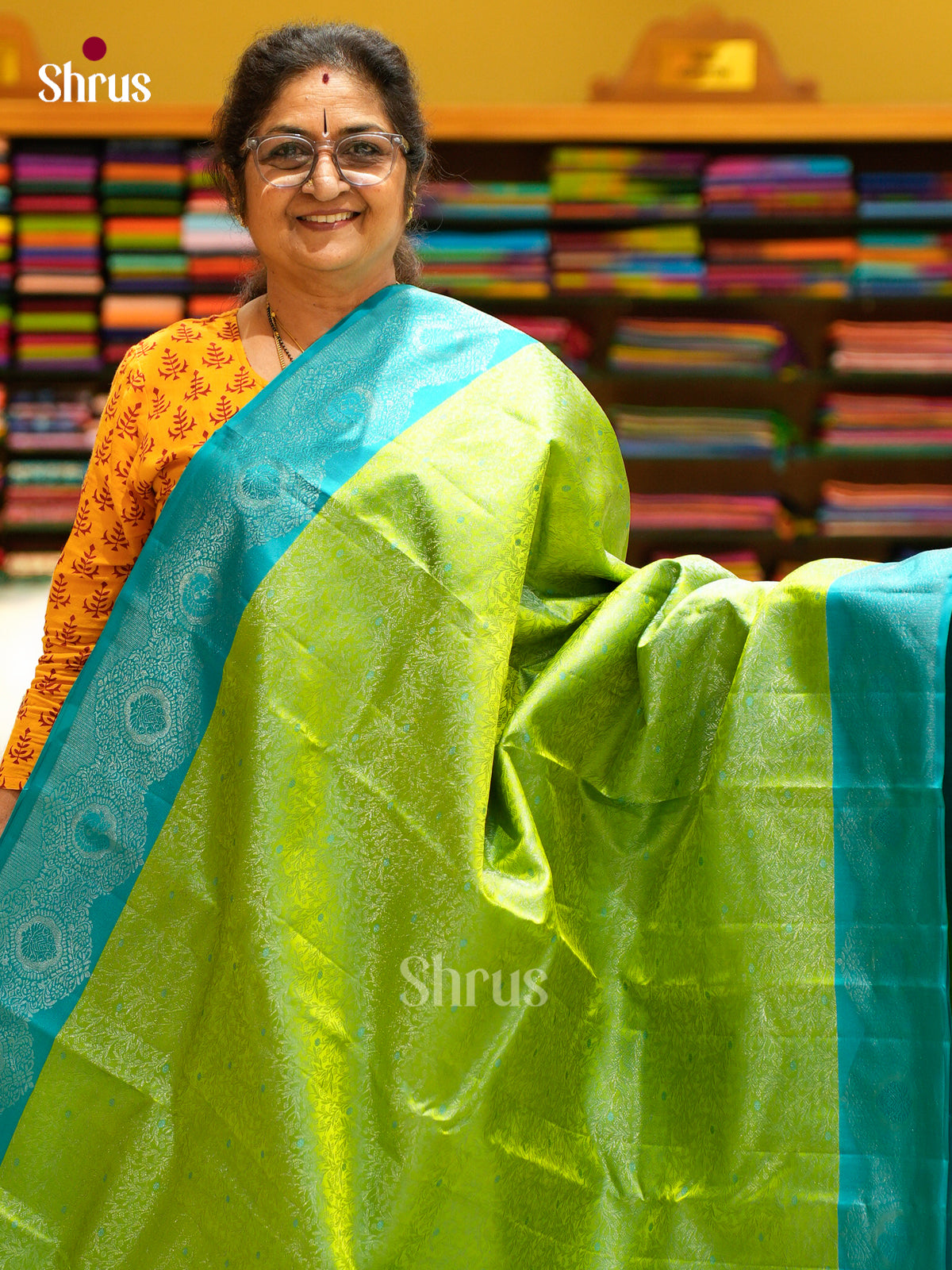 Kanchipuram silk Saree - EFS12262 - Shop on Shrus.com