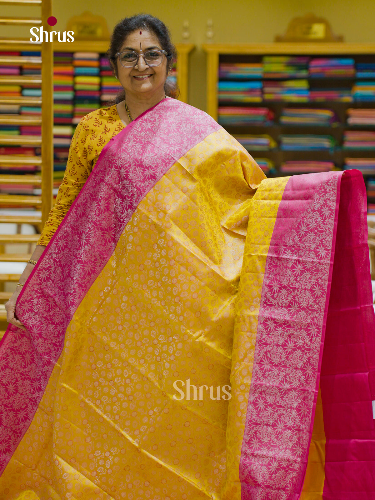 Kanchipuram silk Saree - EFS12271 - Shop on Shrus.com