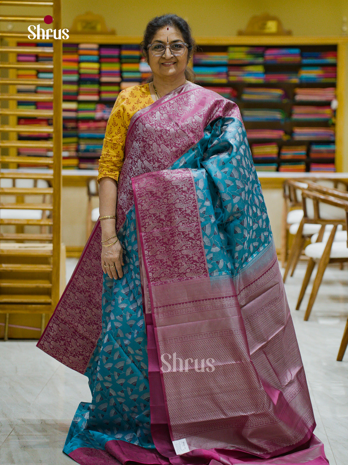 Kanchipuram silk Saree - EFS12274 - Shop on Shrus.com