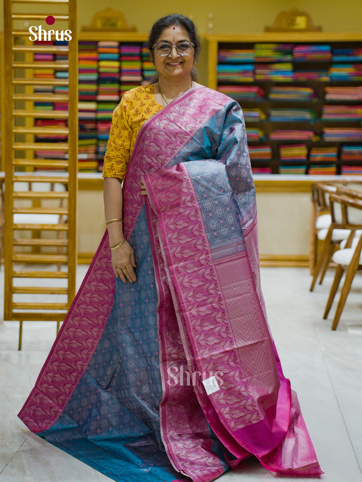 Kanchipuram silk Saree - EFS12285 - Shop on Shrus.com