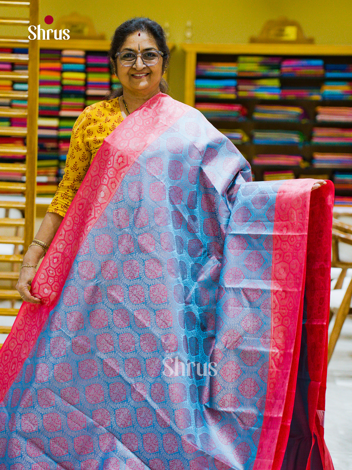 Kanchipuram silk Saree - EFS12287 - Shop on Shrus.com