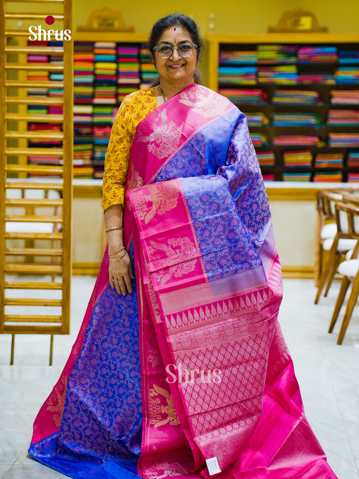 Kanchipuram silk Saree - EFS12293 - Shop on Shrus.com