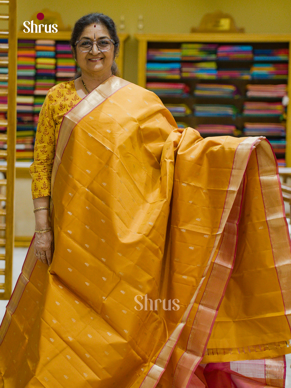 Kanchipuram silk Saree - EFS12303 - Shop on Shrus.com