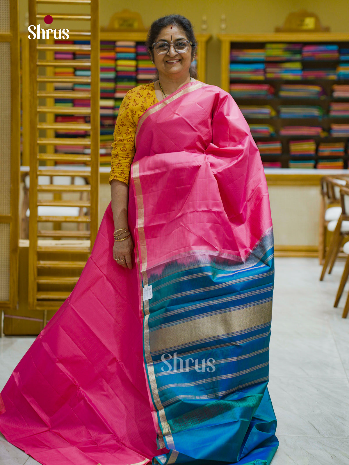 Kanchipuram silk Saree - EFS12307 - Shop on Shrus.com