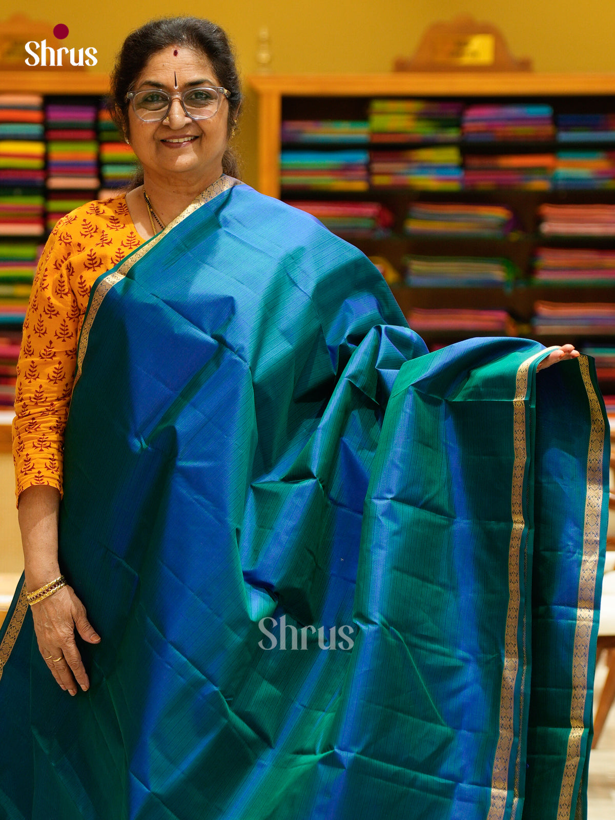 Kanchipuram silk Saree - EFS12321 - Shop on Shrus.com