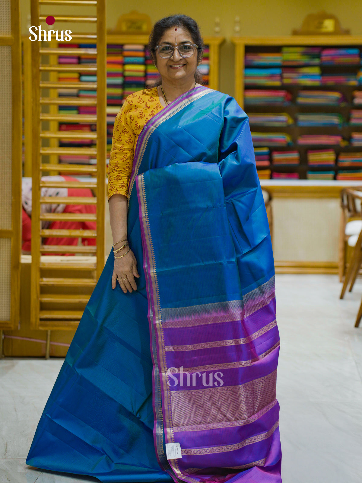 Kanchipuram silk Saree - EFS12324 - Shop on Shrus.com