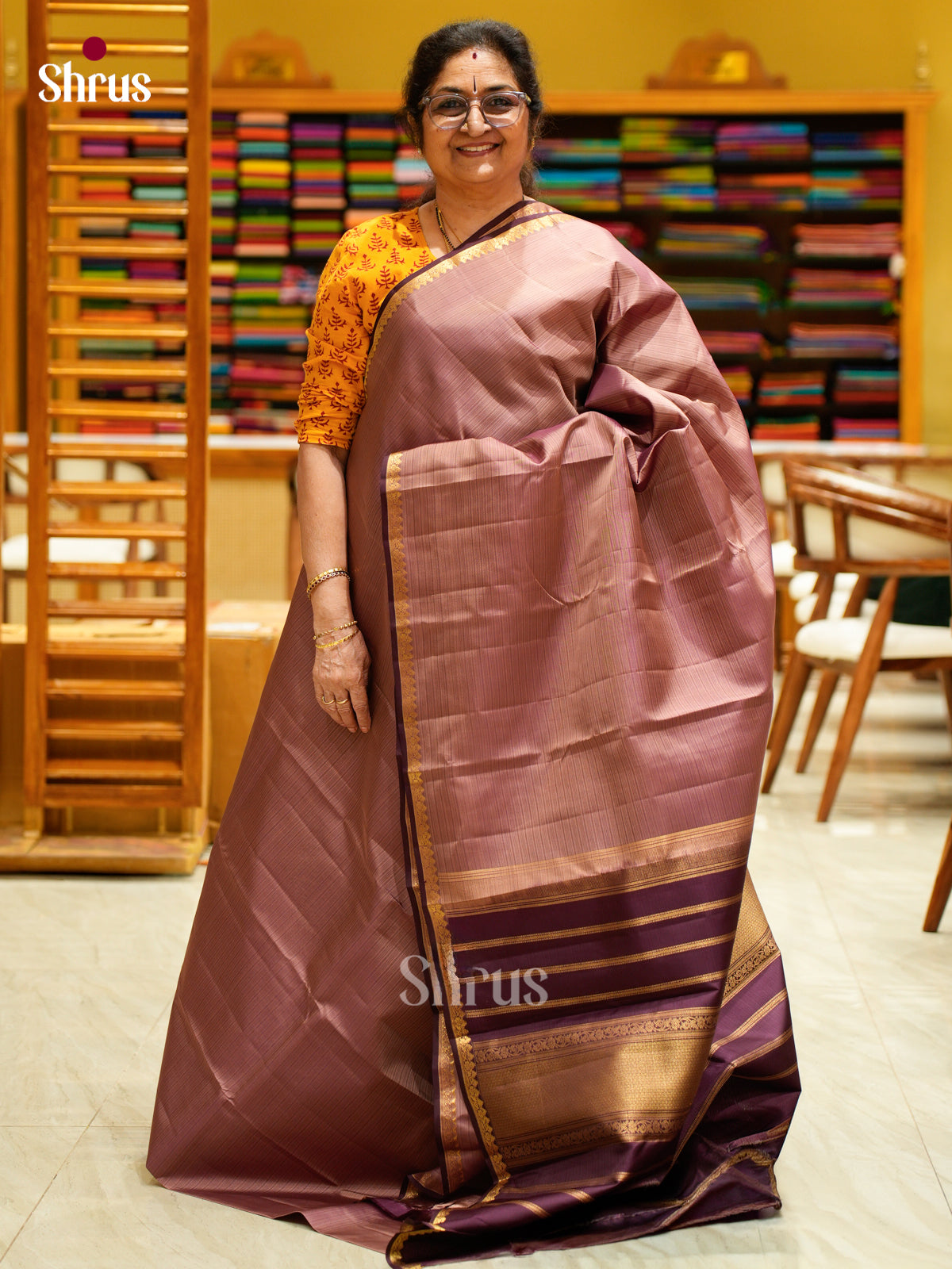 Kanchipuram silk Saree - EFS12326 - Shop on Shrus.com