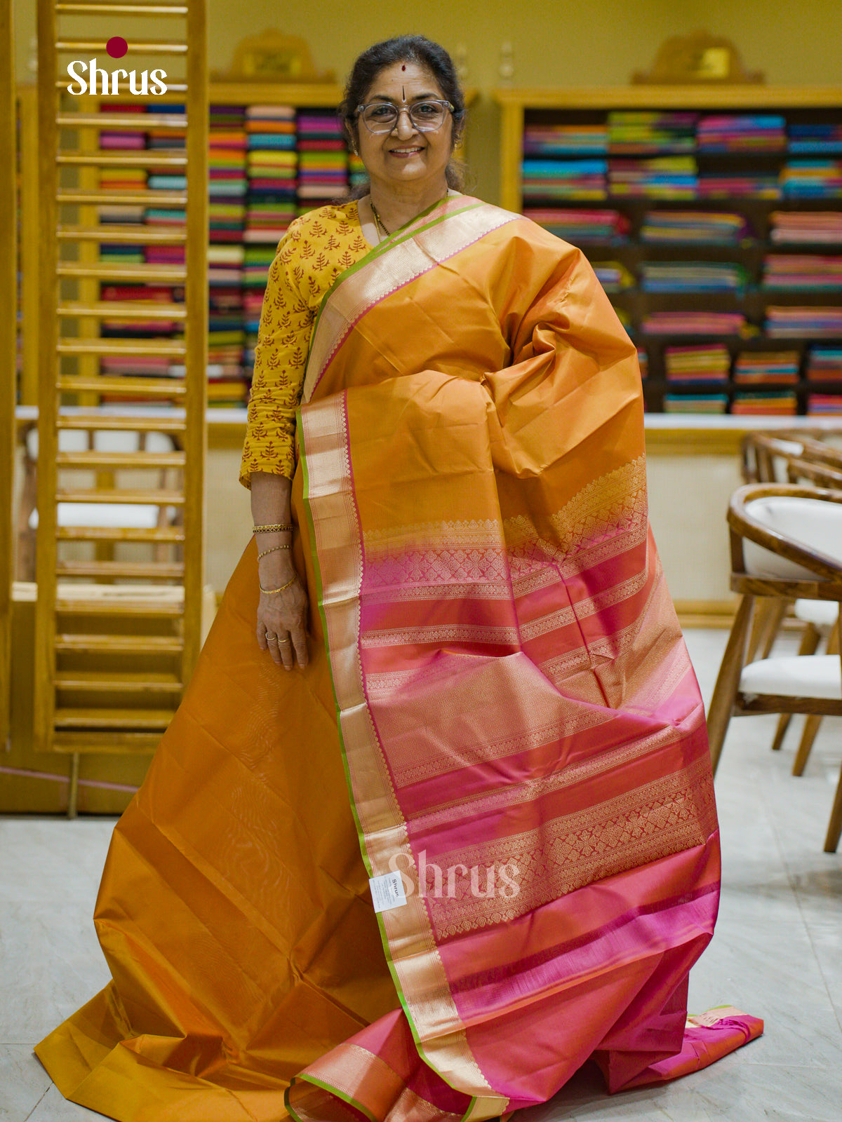 Kanchipuram silk Saree - EFS12328 - Shop on Shrus.com
