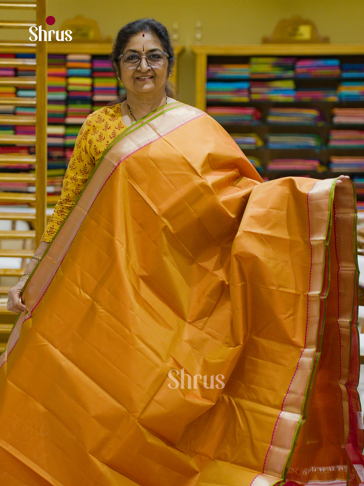 Kanchipuram silk Saree - EFS12328 - Shop on Shrus.com